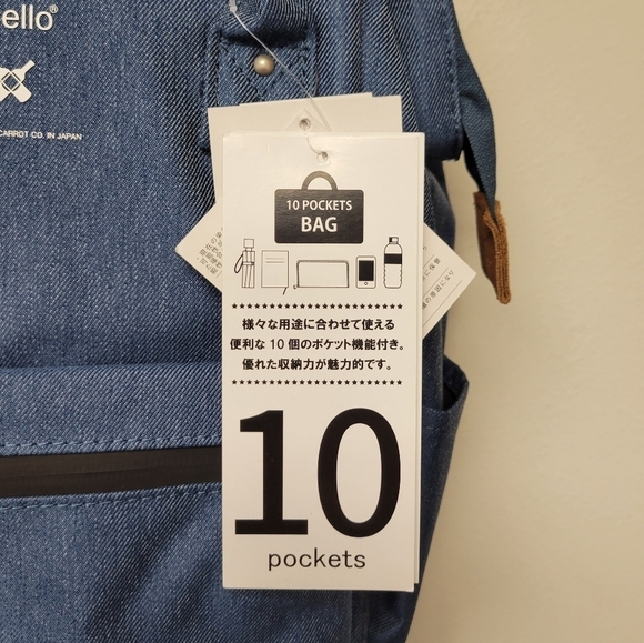 Anello Classic Blue Cross Bottle Series Regular Backpack - Picture 10 of 13